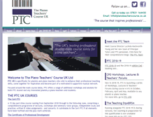 Tablet Screenshot of pianoteacherscourse.org